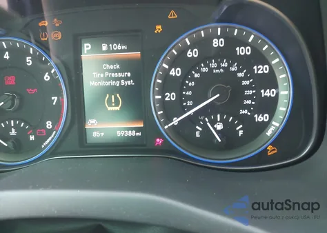 2020 Hyundai Kona Ultimate z USA, uszkodzony, nr VIN KM8K53A58LU418479